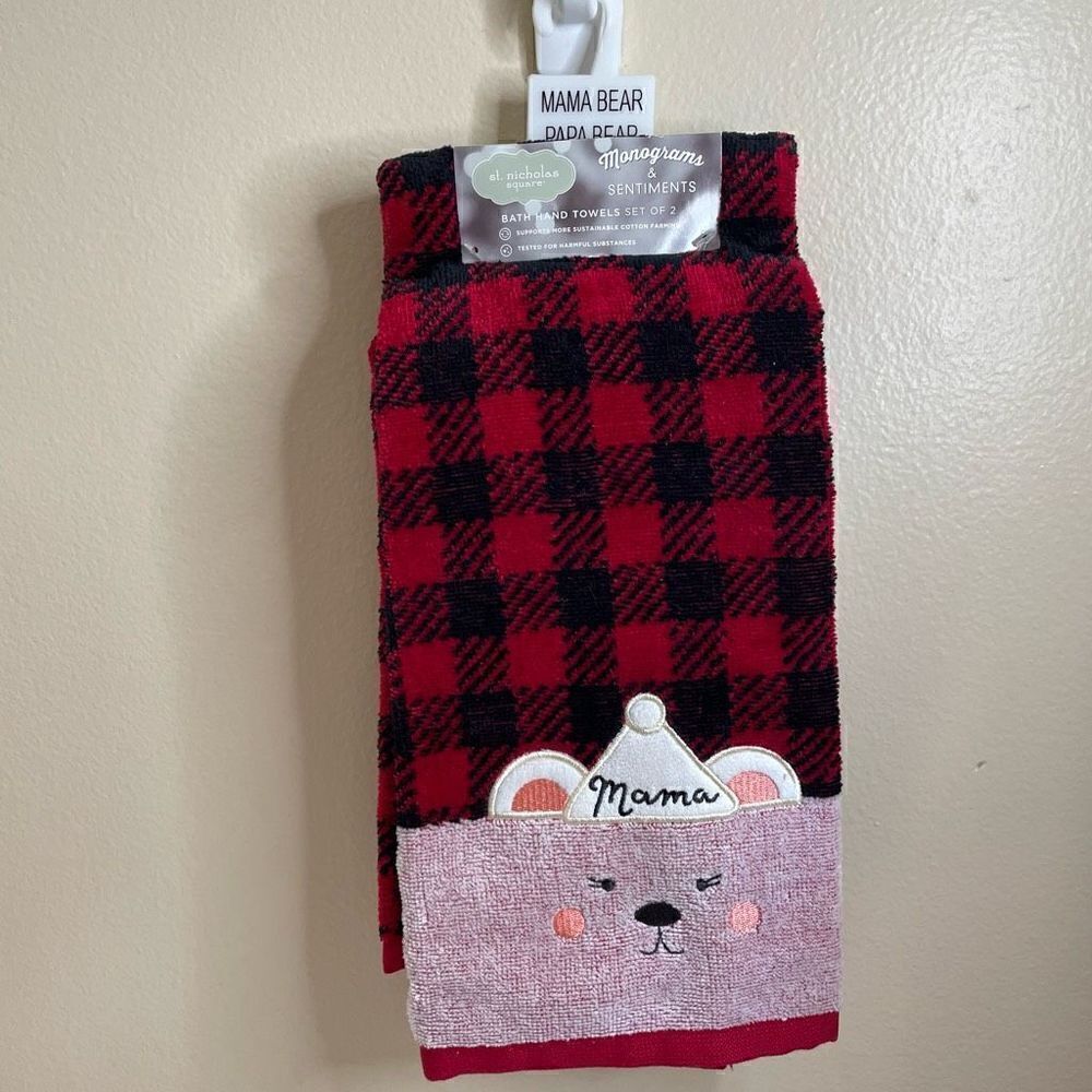 New! Set of 2| Hand towel| St. Nicholas Square